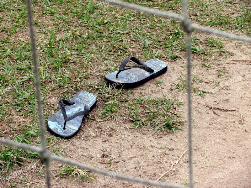 Slippers Sandals Footwear Dropped Lost