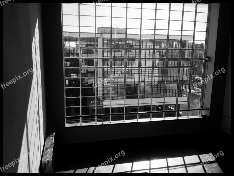 Window Room Bauhaus Dessau Germany