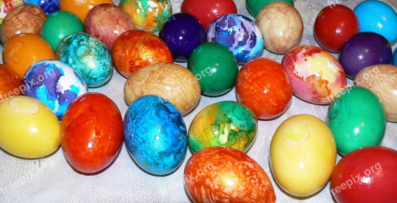 Easter Eggs Easter Eggs Colorful Free Photos