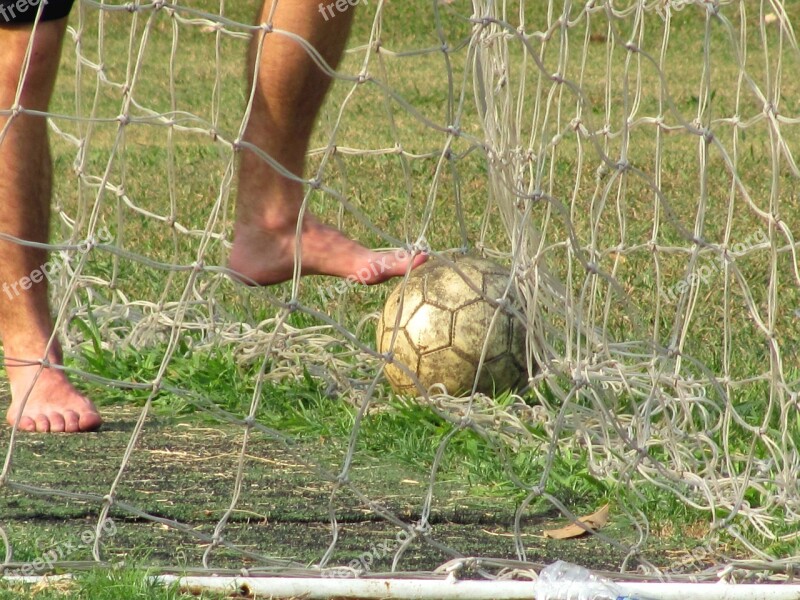 Football Amateur Soccer Goal Networks Ball