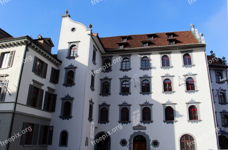 Architecture Historic Center Town Home Citizens Community St Gallen