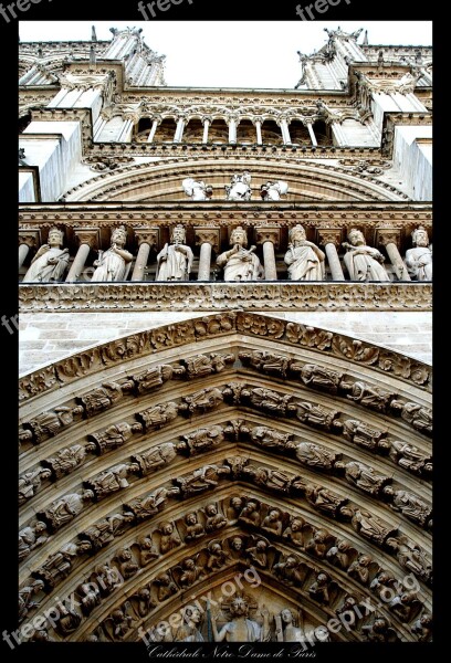 Paris Notre Dame Church Free Photos