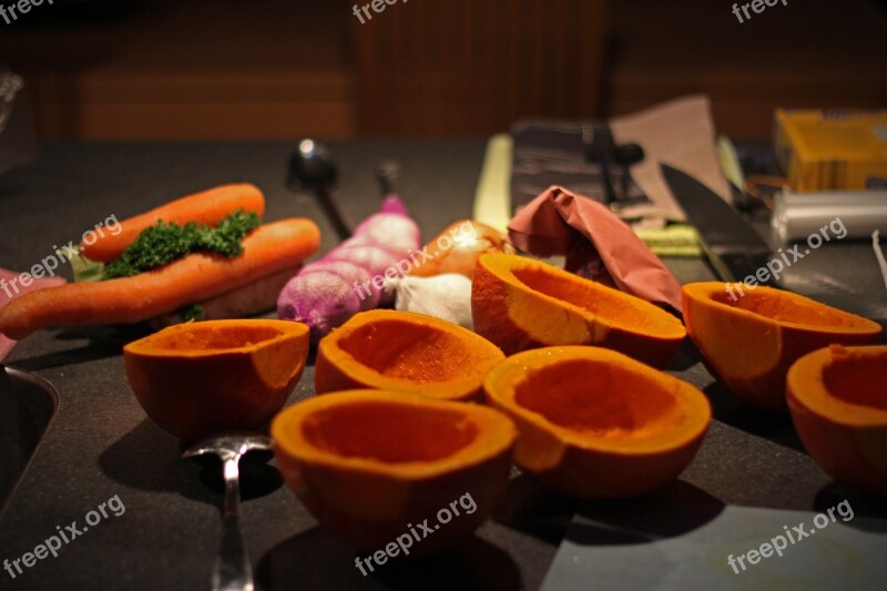 Pumpkin Hokaido Pumpkin Cook Vegetables October