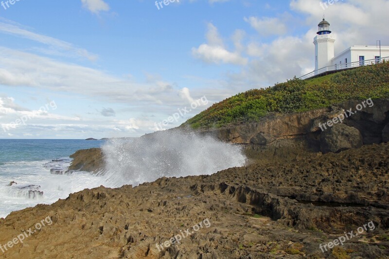 Puerto Rico El Faro Lighthouse Cabo Sea