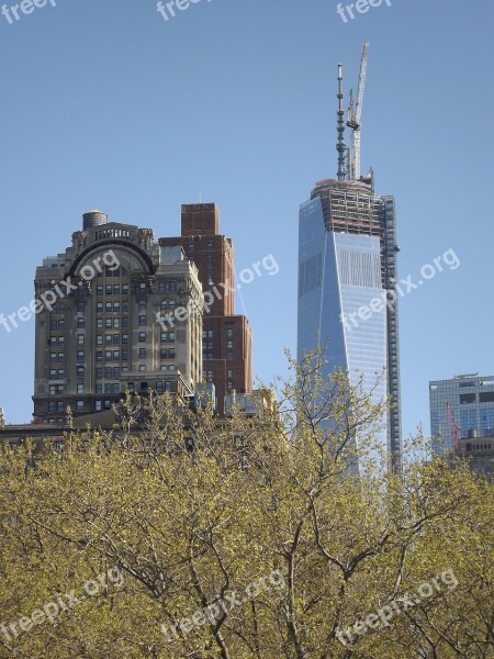 City Skyscraper Architecture Buildings Construction