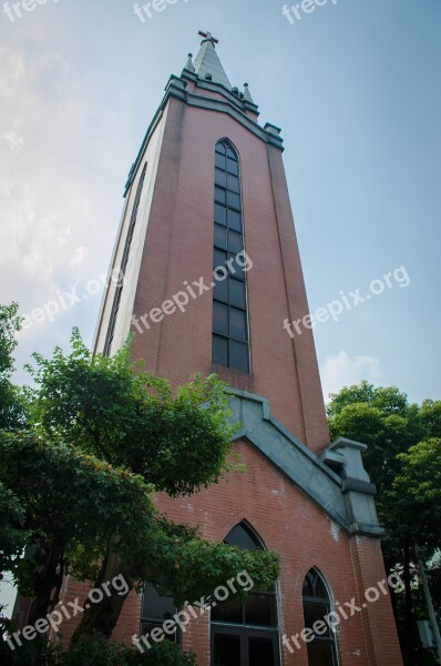 Building Christian Church Tall Buildings Wuxi Free Photos