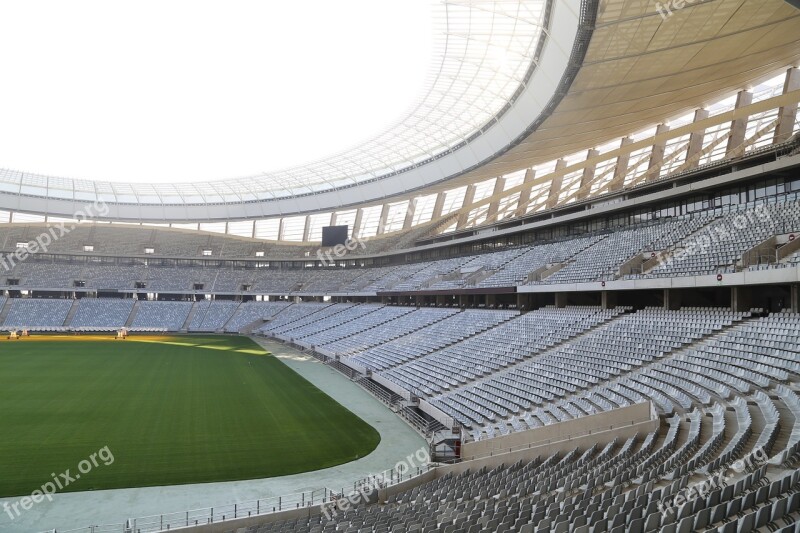 Football Stadium Stadium Rows Of Seats Grandstand Cape Town