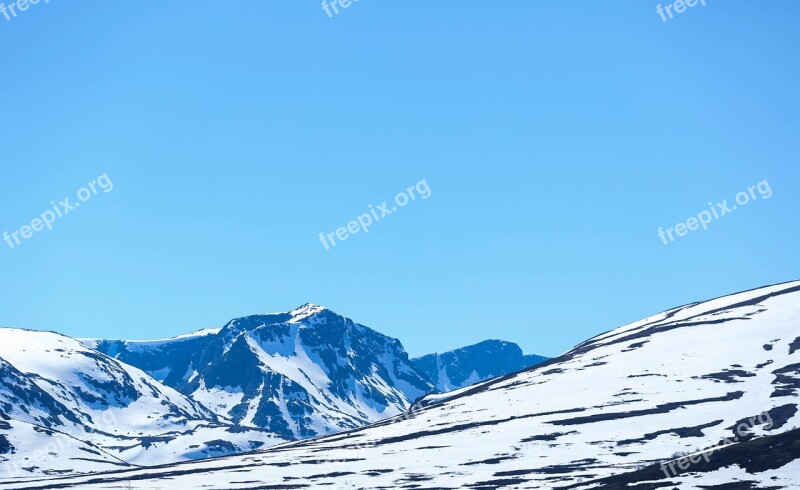 Snow Mountain Views Mountain Europe And America Free Photos