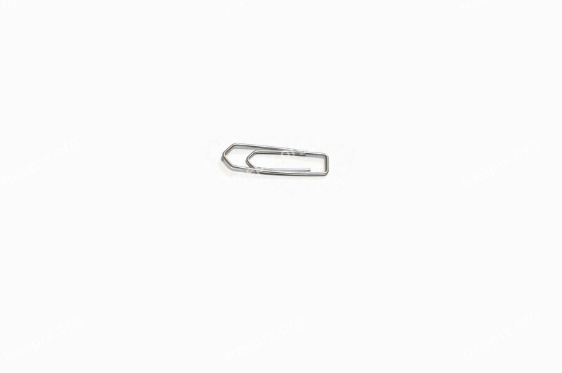 Paperclip Clip Office White Free Photos