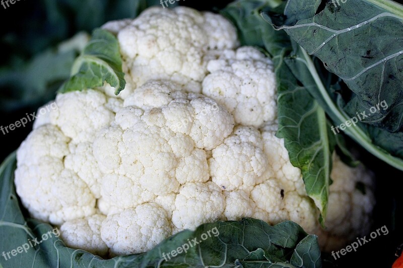 Cauliflower Vegetables Healthy Vitamins Food