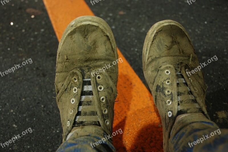 Shoes Dirty Mud Travel Dirt