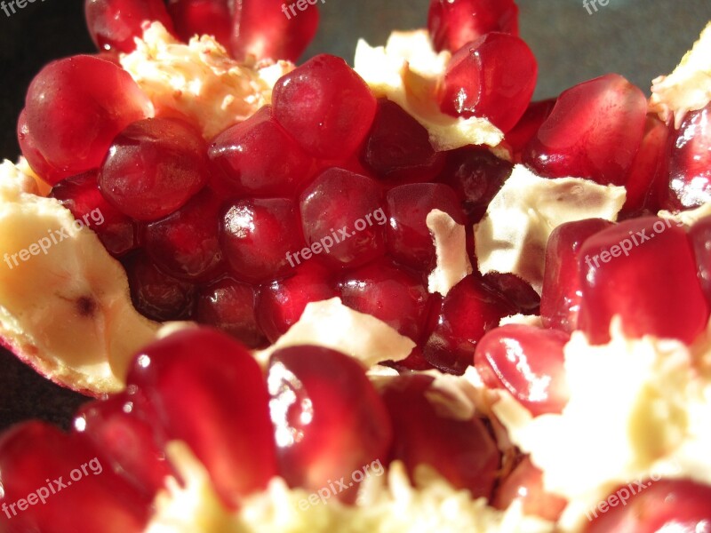 Pomegranate Seeds Red Fresh Organic