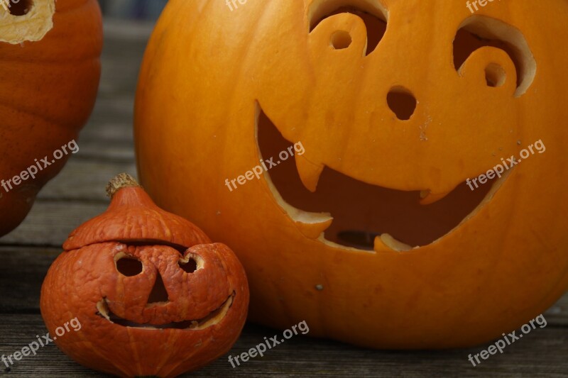 Pumpkin Pumpkin Face Halloween Face Autumn