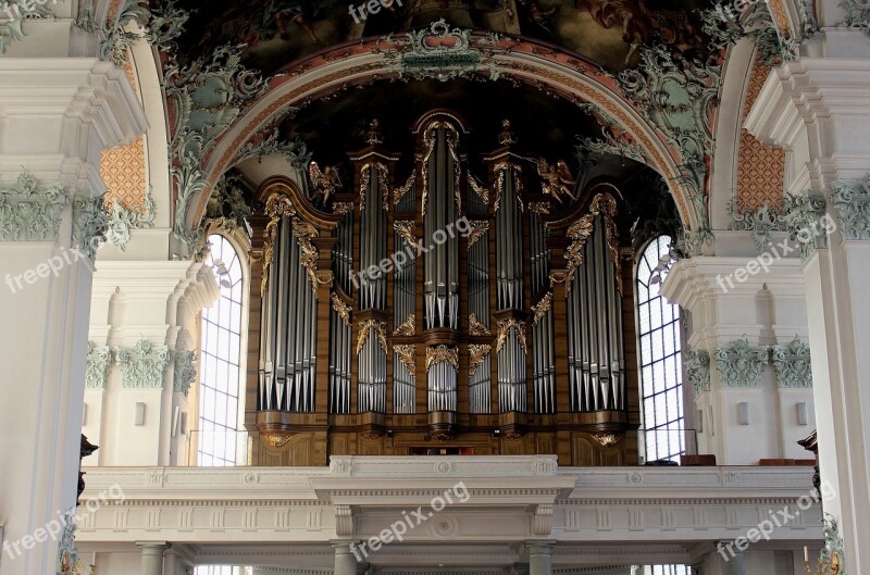 Music Organ Main Organ Gallen Cathedral St Collegiate Church