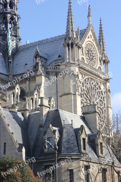 Paris Church Notre-dame Free Photos