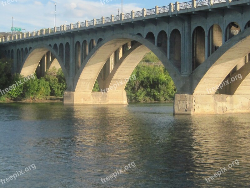 Saskatoon Saskatchewan Water River Bridge