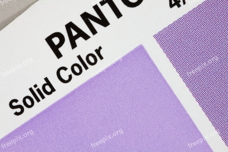 Color Fan Pantone Printing Inks Concentrated Grid