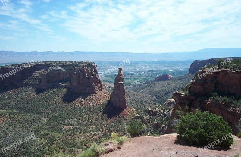 Independence Rock Rock Colorado National Monument Grand Junction Colorado