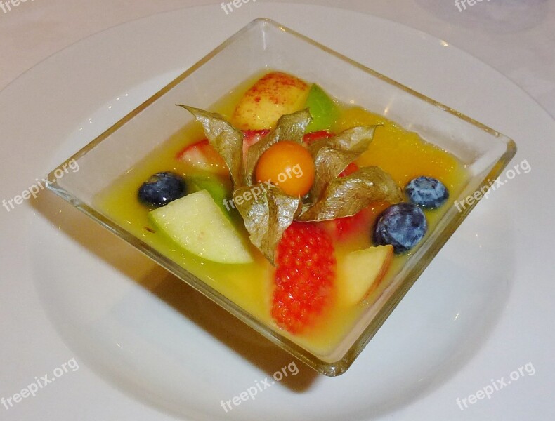 Fruit Salad Dessert Food Eat Fruit