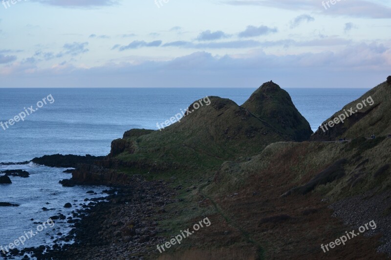 Giant's Causeway Northern Ireland Rocks Rock Formation Nature