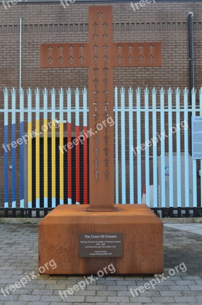 Cross Memorial Northern Ireland Belfast Free Photos