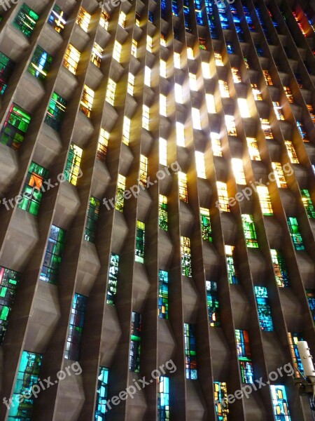 Glass Window Light Church Coventry Cathedral