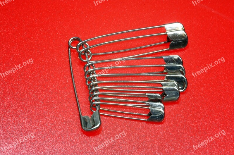 Clip Paperclip Red Metal Collection