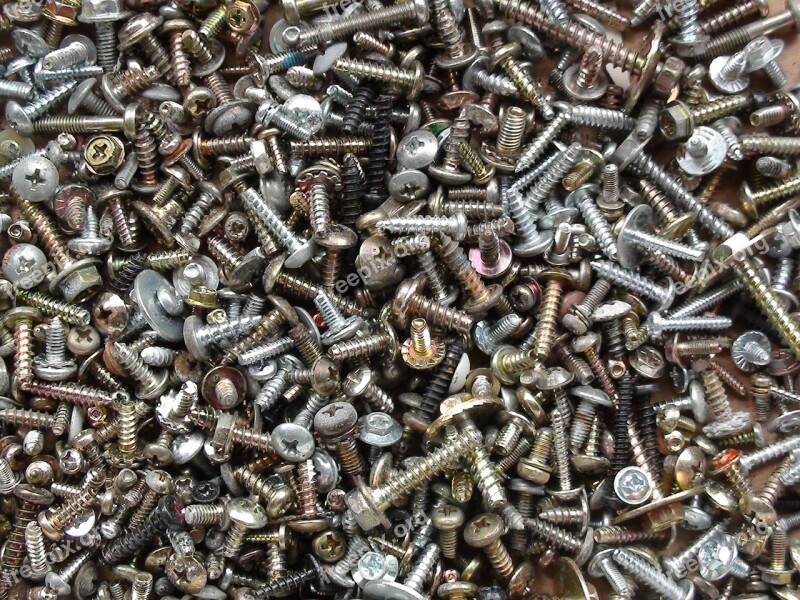 Screws Metal Steel Iron Hardware