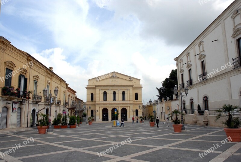 Teatro Cerignola Mercadante Square Piazza