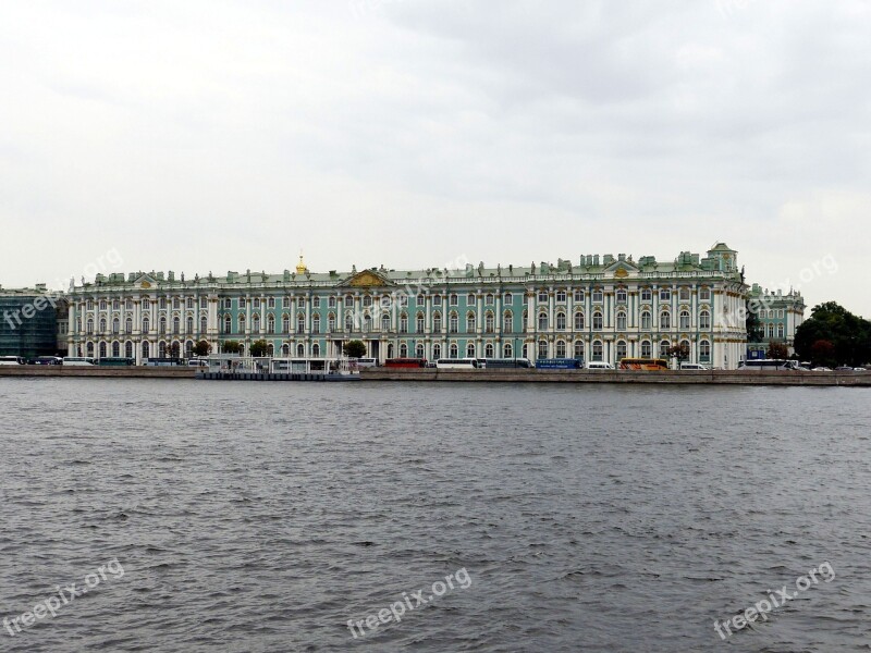 Winter Palace St Petersburg Russia Historically Architecture