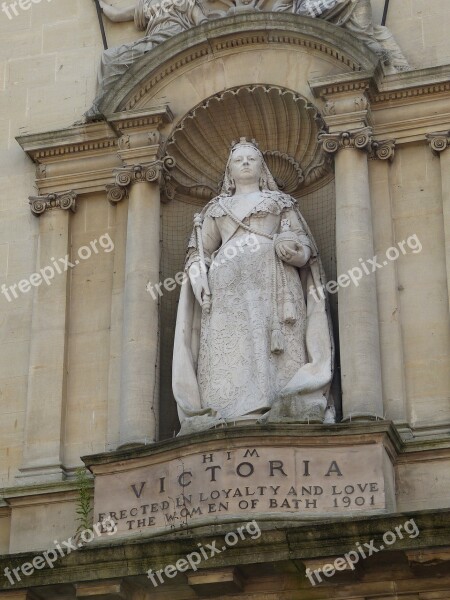 Bath England Historically Monument Queen