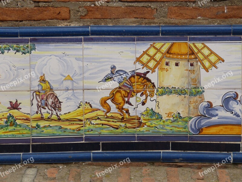 Tile Ceramic La Mancha Image Azuleijo