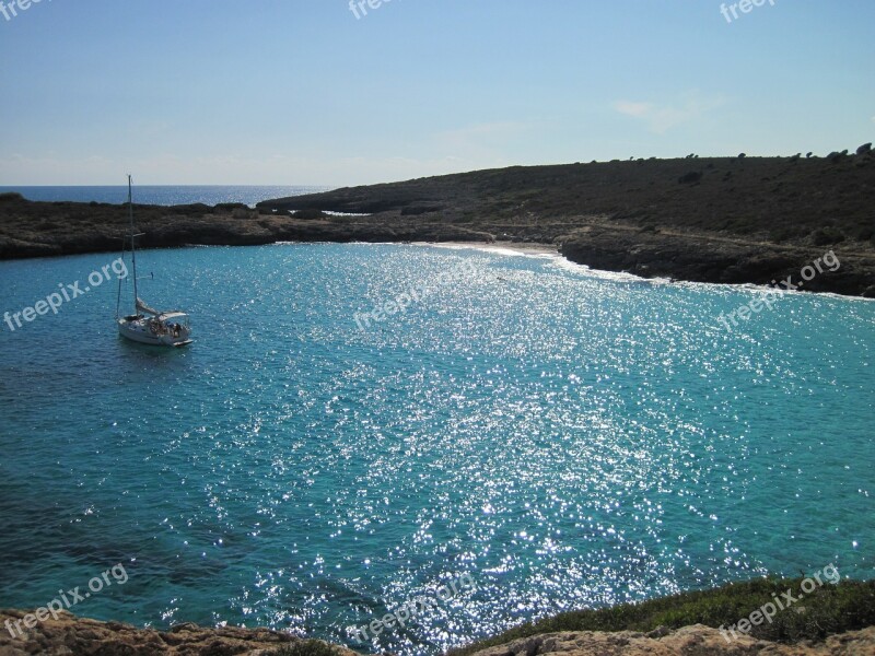 Sea Boat Mallorca Sailing Boat Ocean