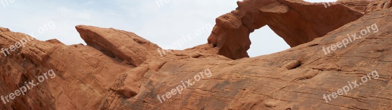 Arches Fire Valley Valley Arch Rock