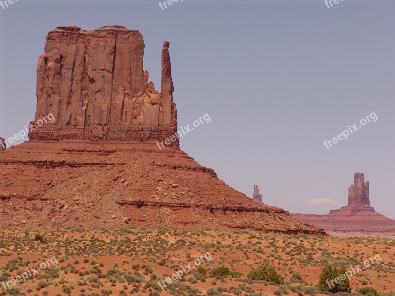 Monument Valley Rock Mountain Places Of Interest Reddish