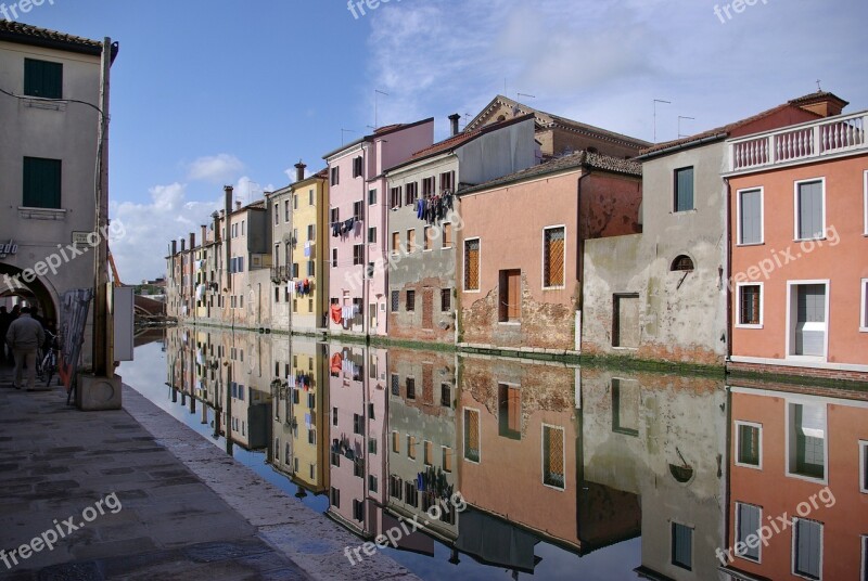 Chioggia Italy Channel Street City