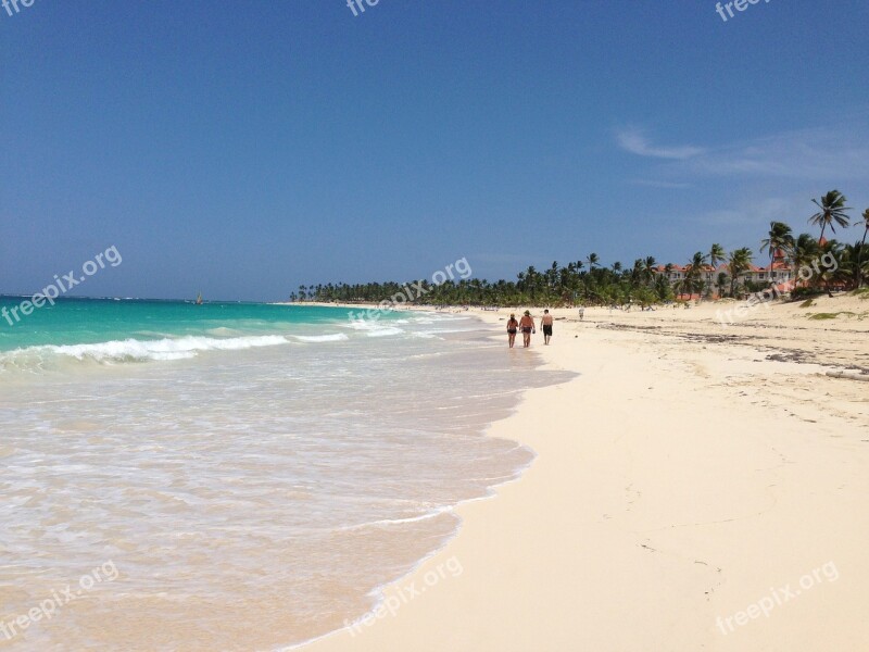 Punta Cana Beach Ocean Sand Palm