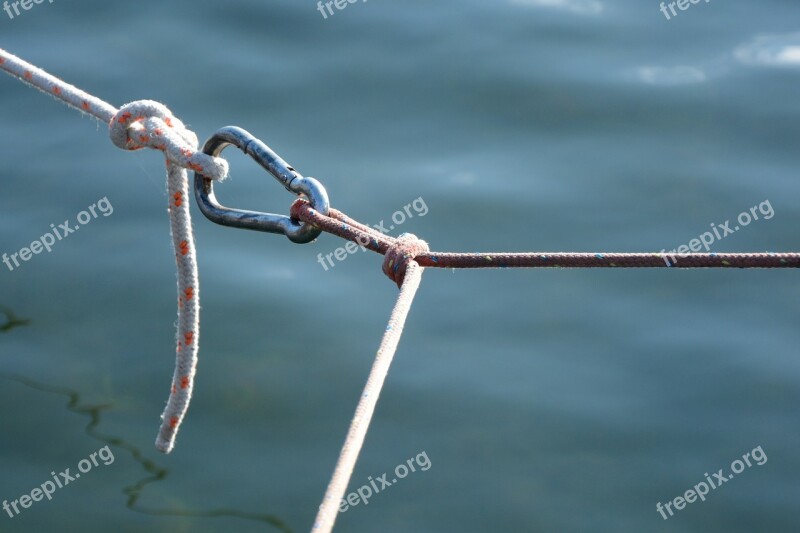 Carbine Knot Connection Dew Rope