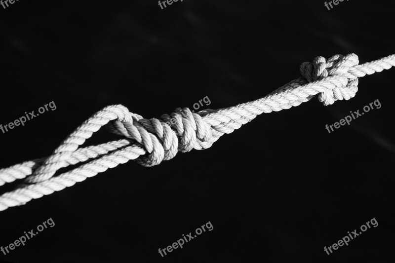 Knot Connection Dew Rope Fixing