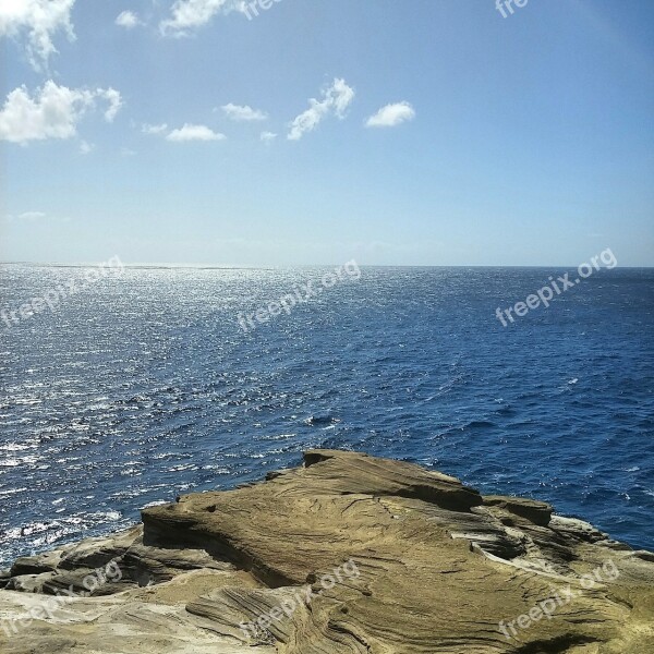 Seascape Landscape Sea Ocean Sky