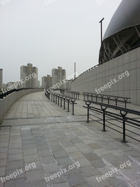 Apartments Building Road Playground Free Photos