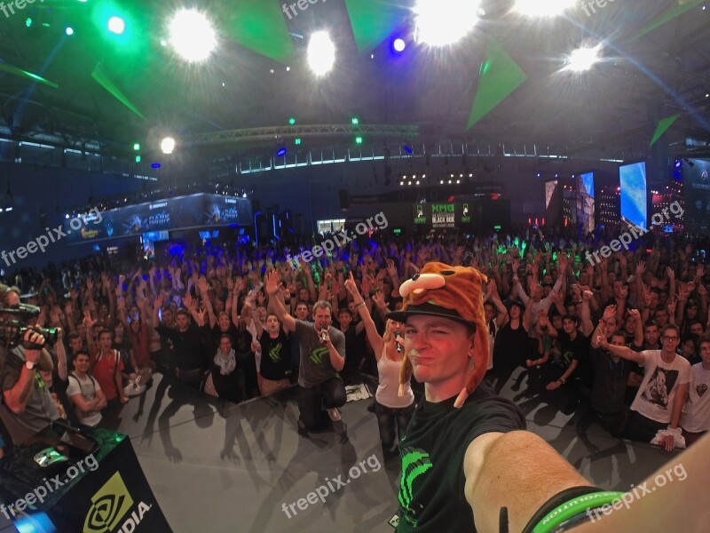 Selfie Man Person Gopro Gamescom