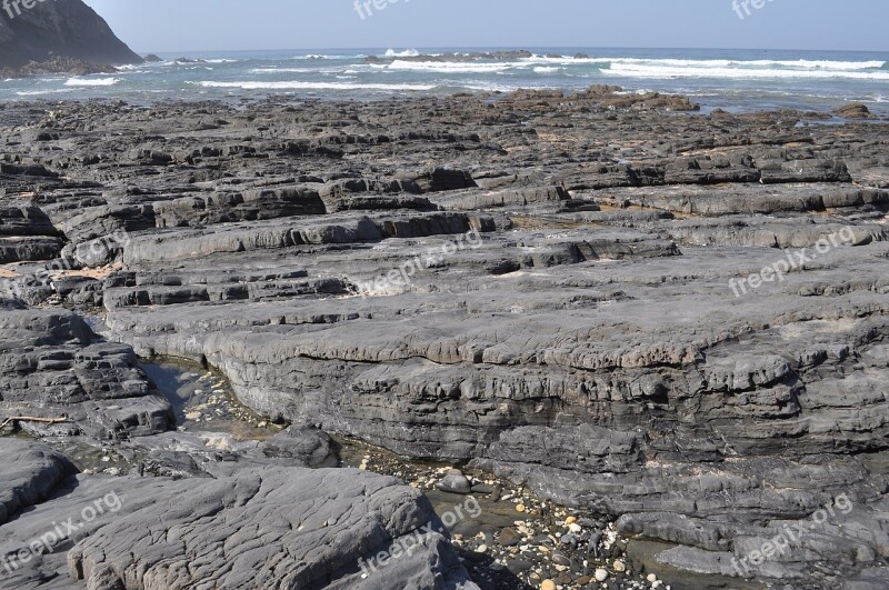 Ocean Rocky Coast Sea Stones Rock