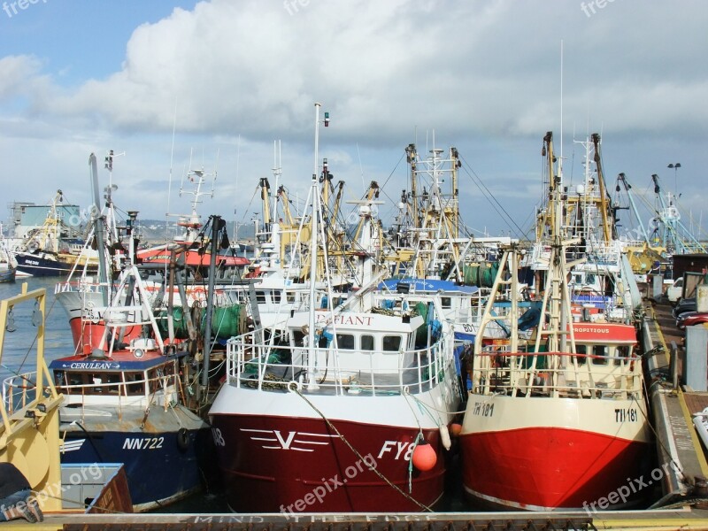 Trawler Brixham Devon Fishing Industry