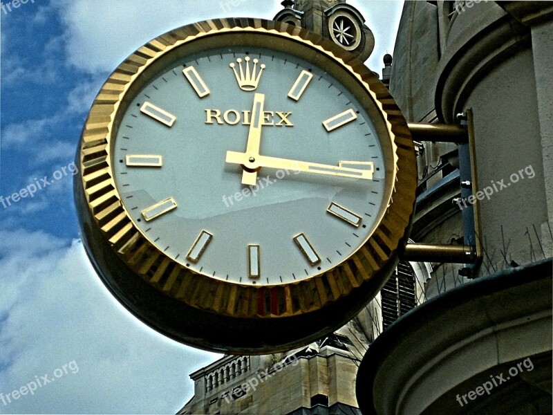 Clock Rolex City Dresden Saxony