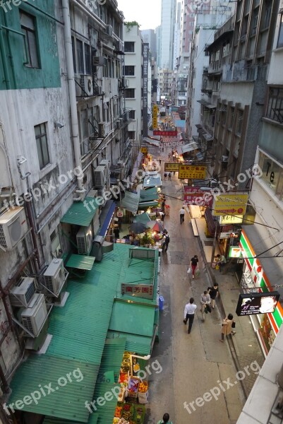 Hong Kong Street View Free Photos