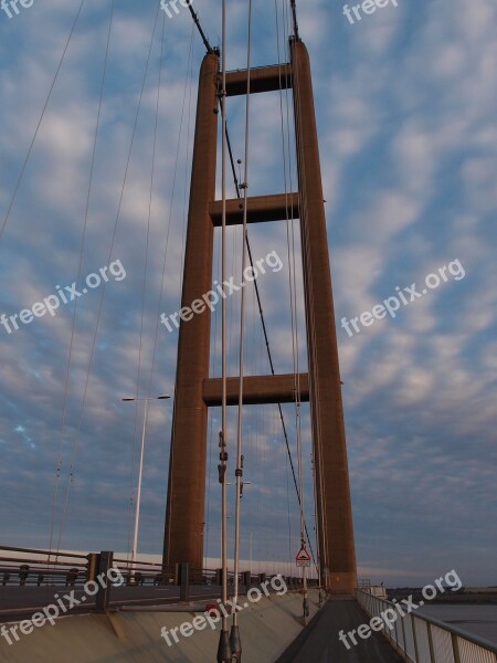 Humber Bridge Bridge Suspension Architecture Structure