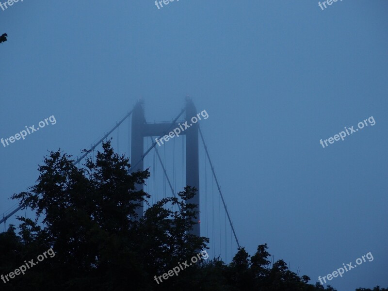 Humber Bridge Bridge Fog Suspension Humber