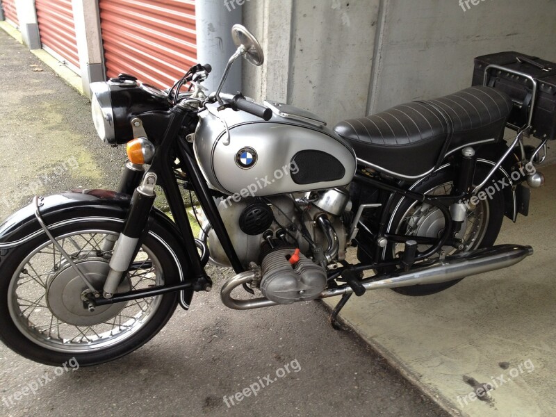 Motorcycle Bmw Vintage Motorbike Free Photos