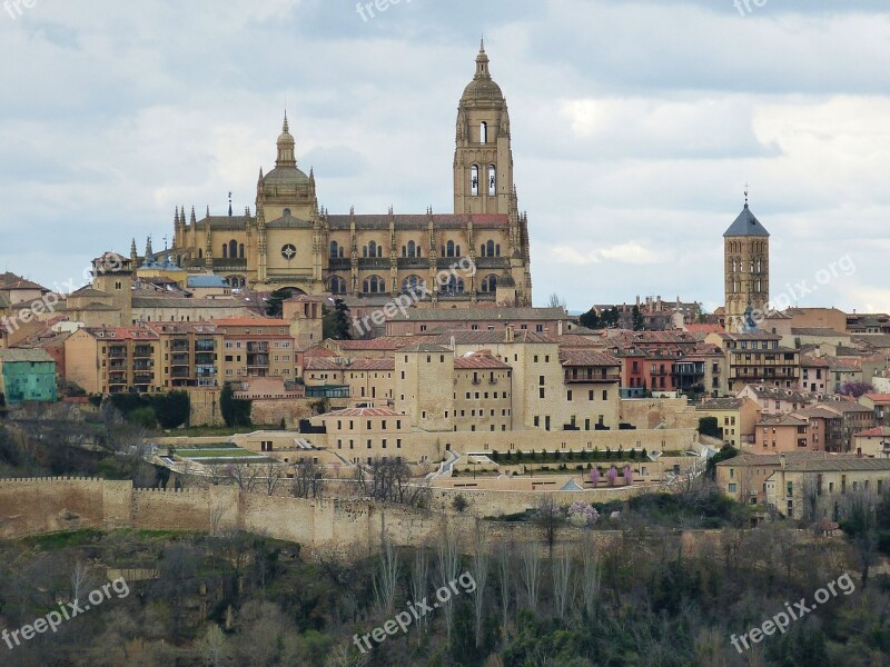 Segovia Spain Historic Center Castile Historically